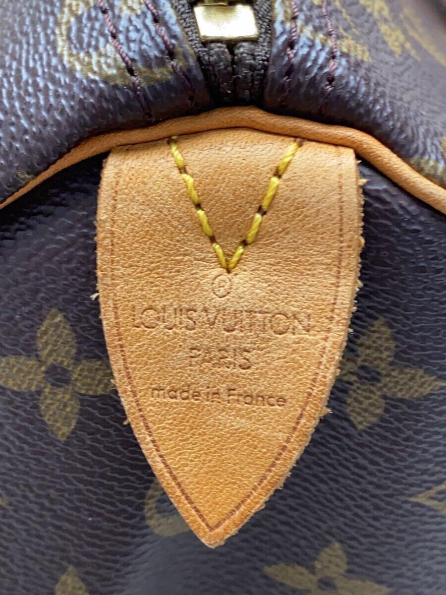 LOUIS VUITTON◆1)スピーディ35_モノグラム・キャンバス_BRW/PVC/BRW/M41524//_画像5