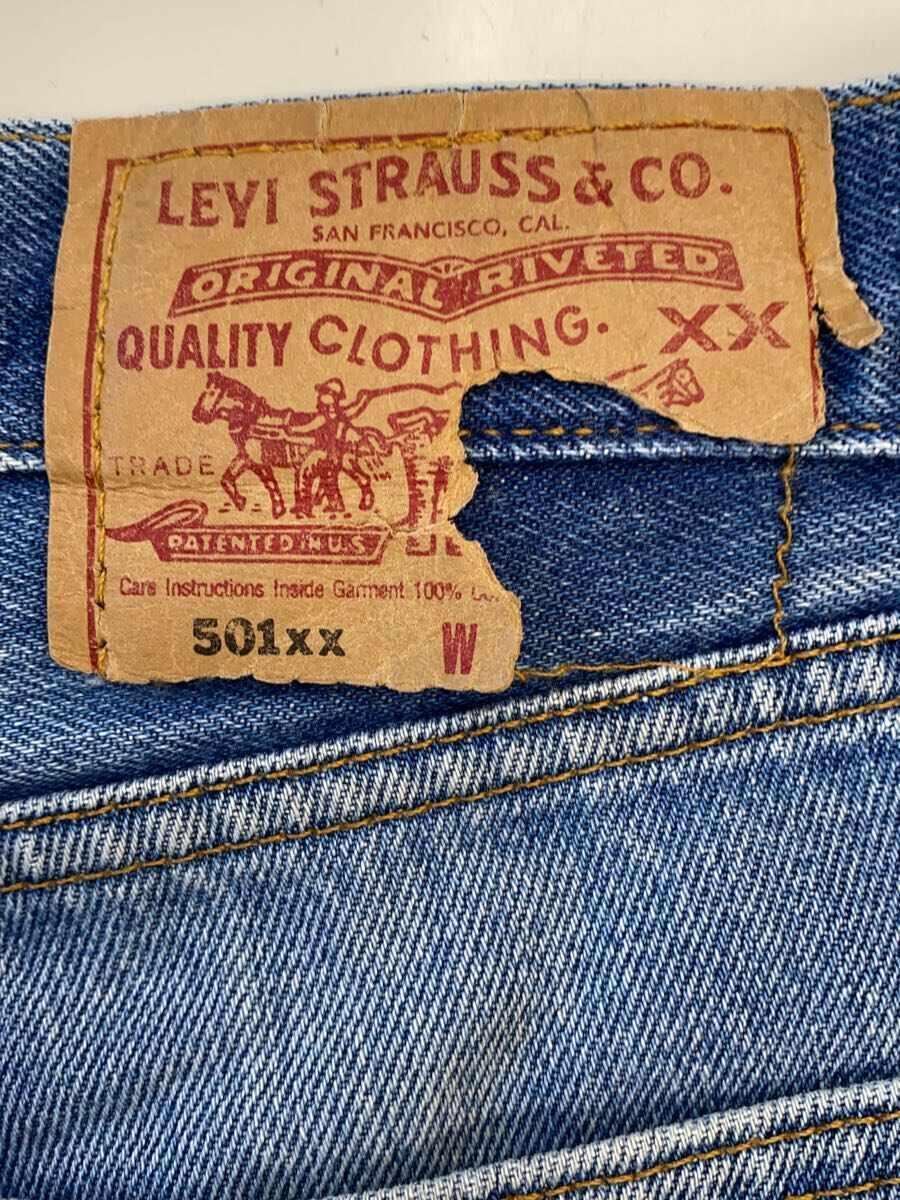 Levi’s◆99年製/USA製/パッチ欠け/ストレートパンツ/38/コットン/501XX_画像4