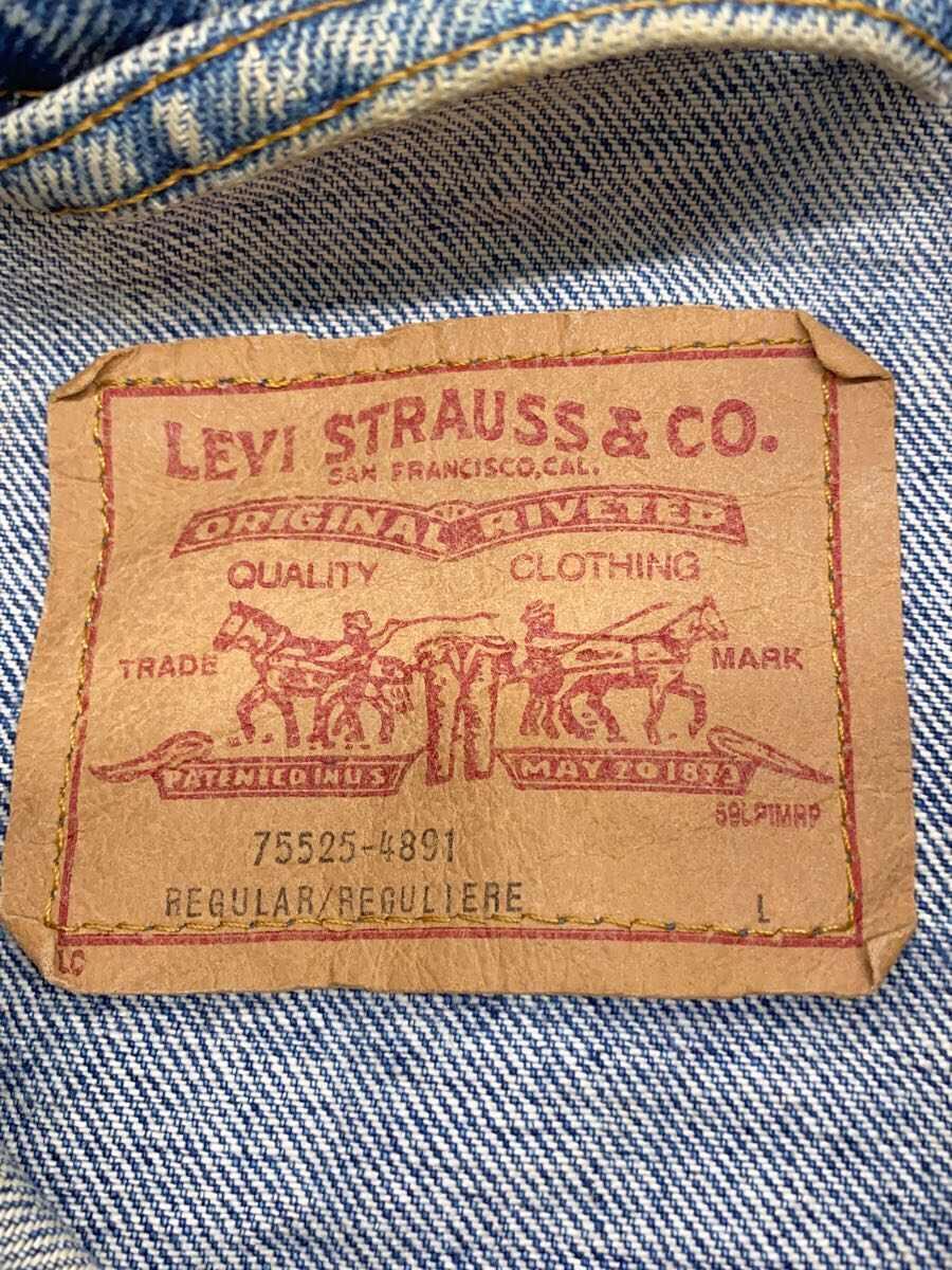 Levi’s◆CANADA製/Gジャン/L/デニム/IDG/75525-4891の画像3