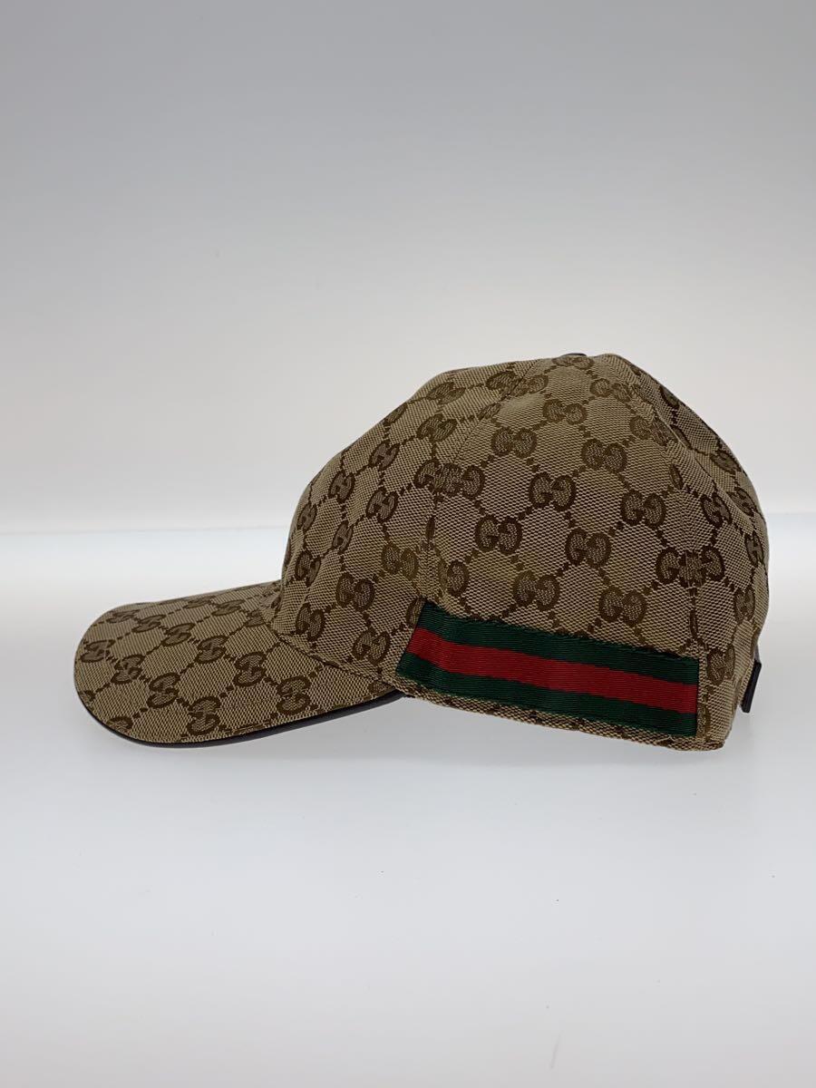 GUCCI◆キャップ/XL/ポリエステル/CML/総柄/レディース/200035・204891_画像2