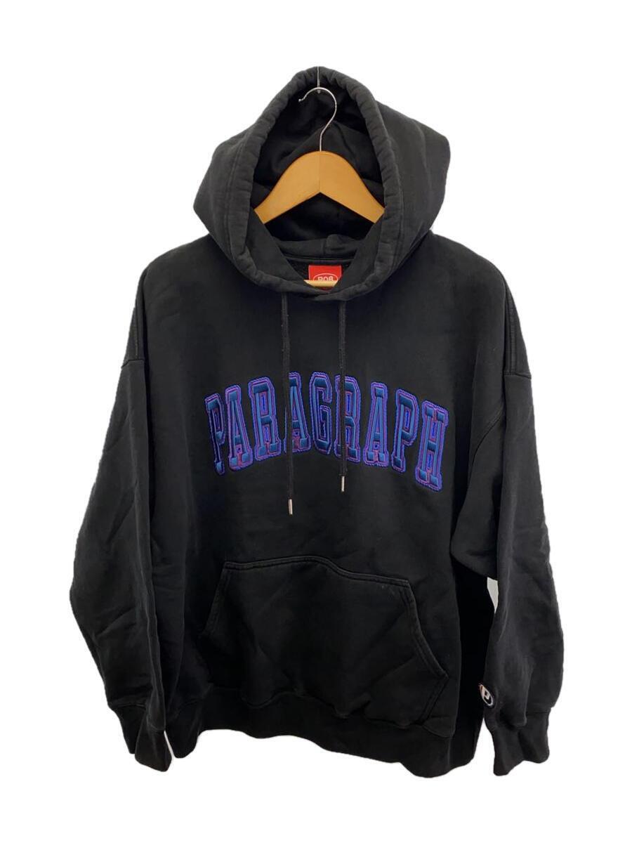 Paragraph◆LOOP EMBROIDERY HOODIE/3/コットン/BLK_画像1