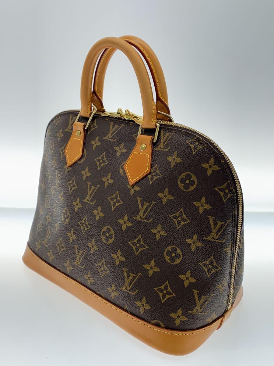 LOUIS VUITTON◆アルマPM_モノグラム・キャンバス_BRW/PVC/BRW_画像2