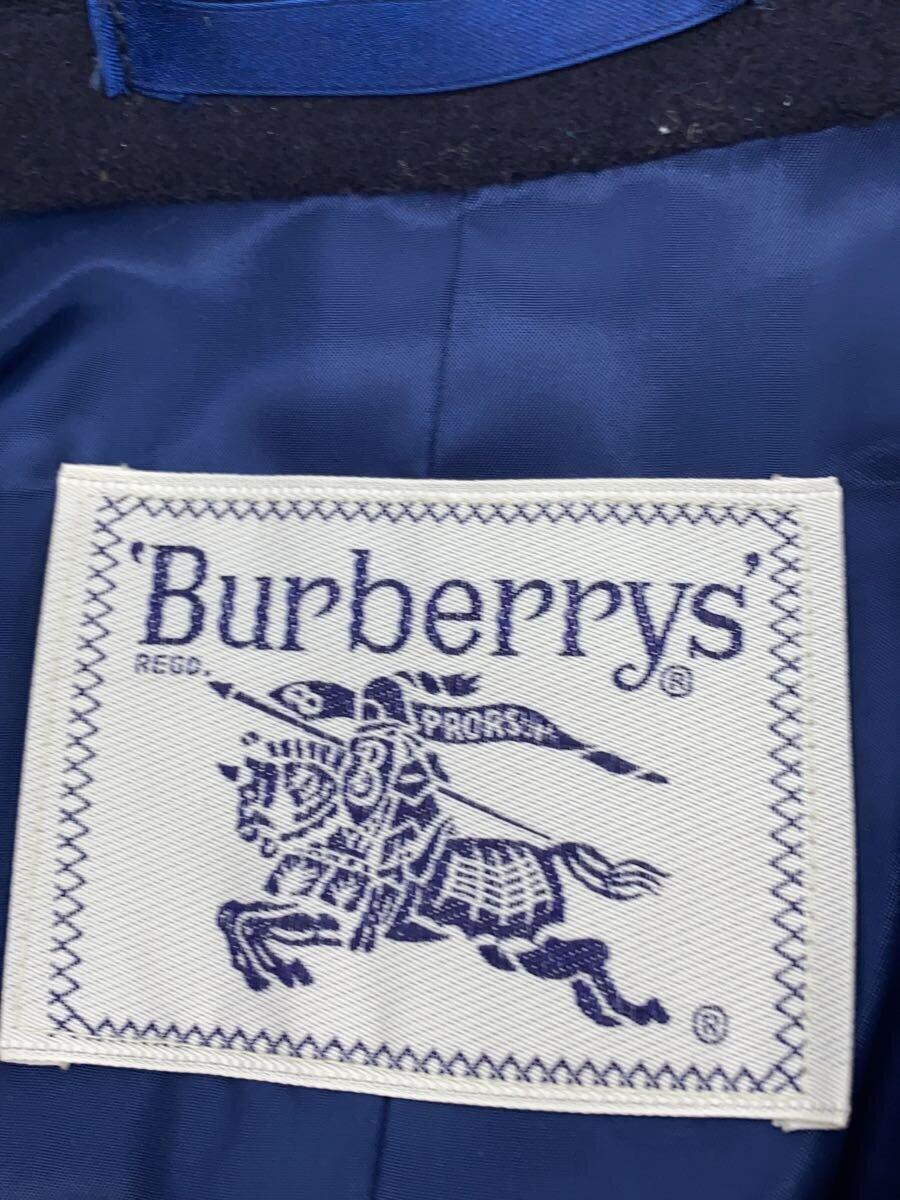 BURBERRYS◆90S/WOOL&CASHMERE/チェスターコート/7/ウール/ネイビー/FT056-502-28_画像3