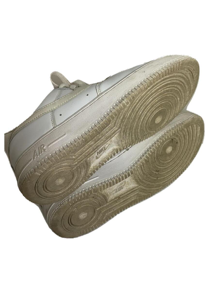 NIKE◆AIR FORCE 1 07_エアフォース 1 07/24.5cm/WHT/レザー_画像4