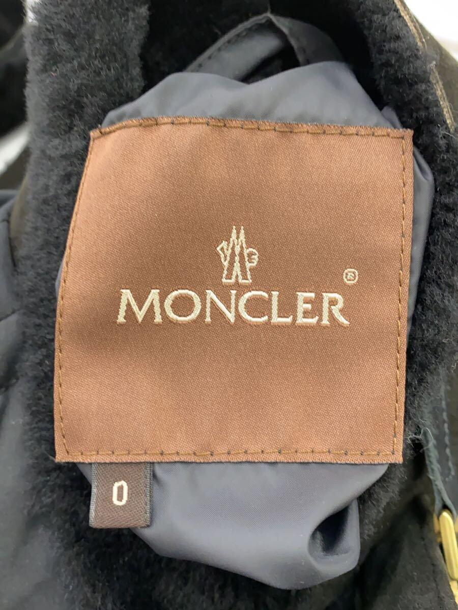 MONCLER◆ダウンジャケット/O/ポリエステル/BLK/45359-90-68988/茶タグ_画像3