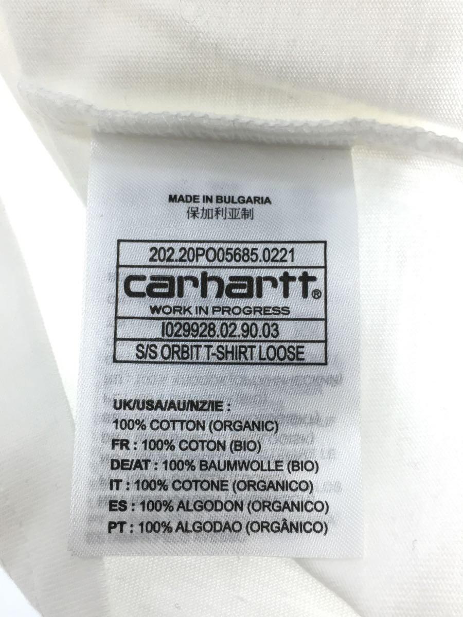 Carhartt◆Tシャツ/M/コットン/WHT/プリント/※シミ汚れ有//_画像4