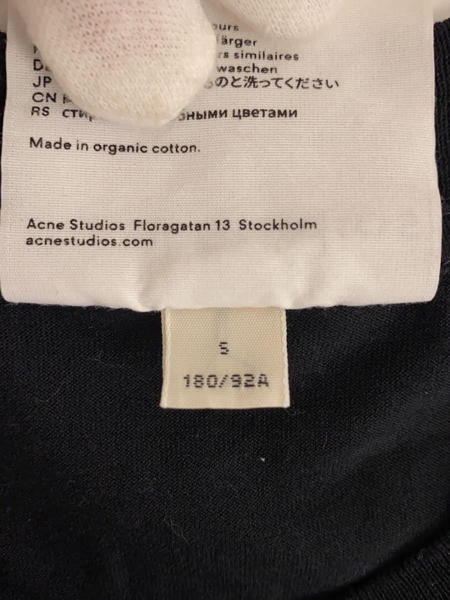 Acne Studios(Acne)◆Tシャツ/S/コットン/BLK/FN-MN-7SHI000133//_画像4