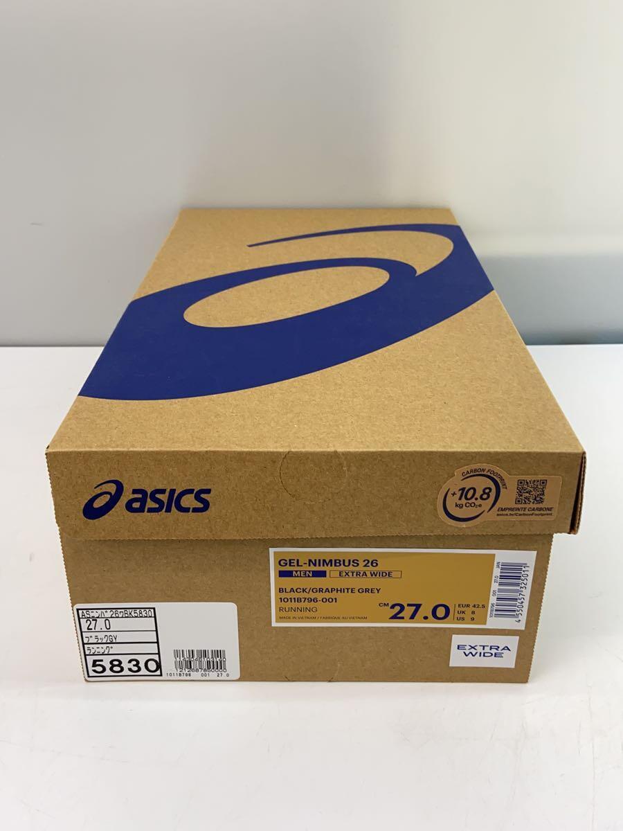 ASICS◆ローカットスニーカー/27cm/BLK/F130923_画像6