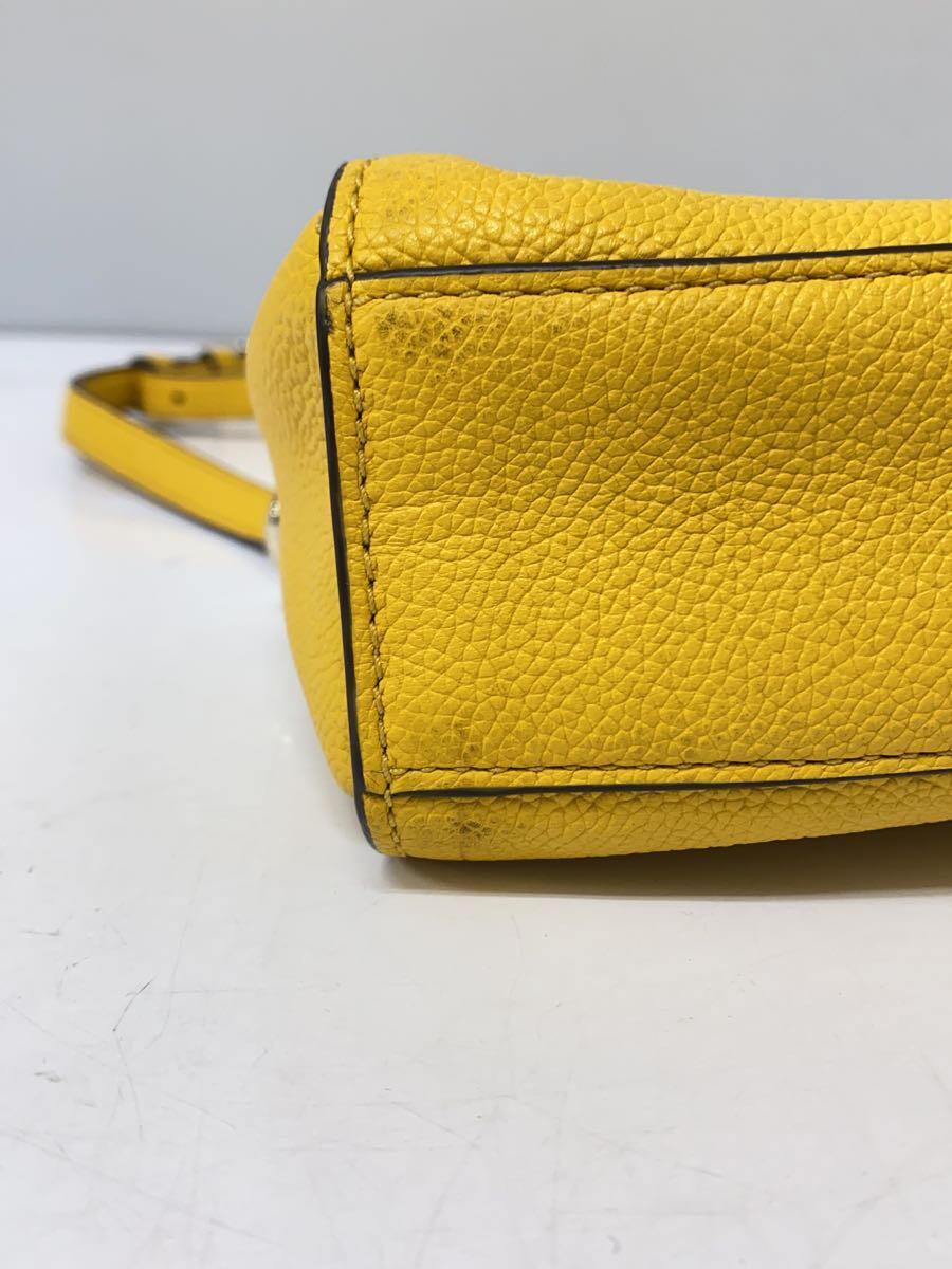 kate spade new york◆ショルダーバッグ/レザー/YLW_画像7