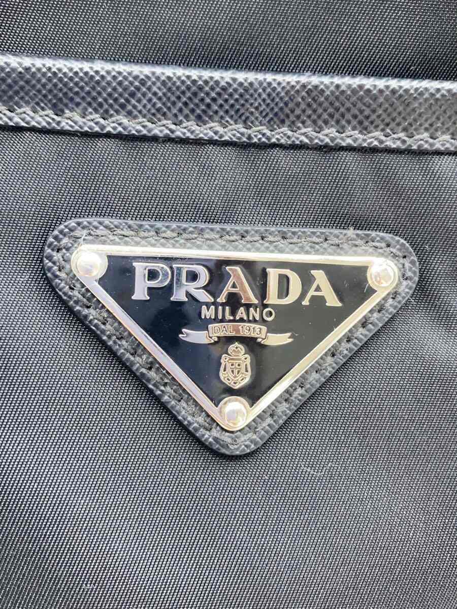 PRADA◆トートバッグ/ナイロン/BLK/YCDV2X8_画像5