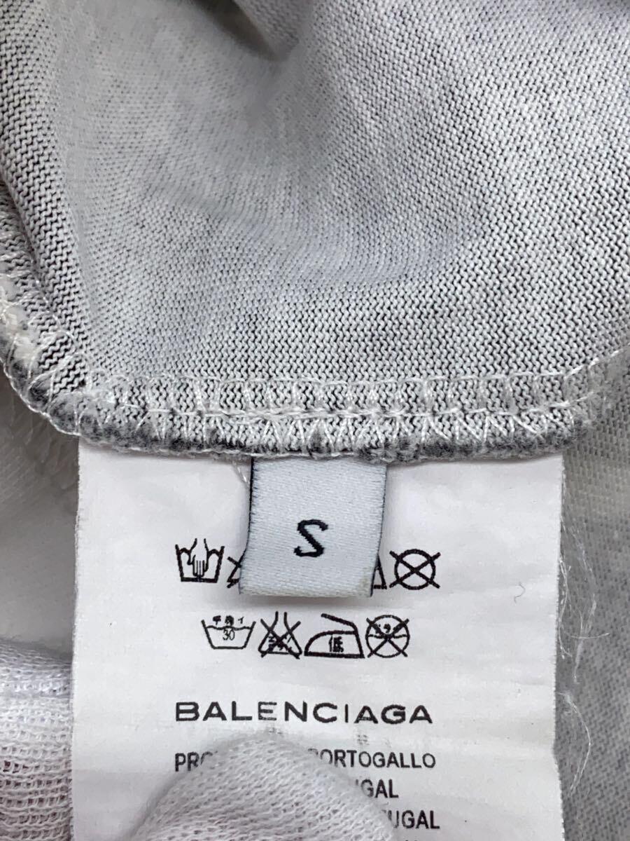 BALENCIAGA◆16ss/グラフィック/Tシャツ/S/コットン/BLK/440015_画像4