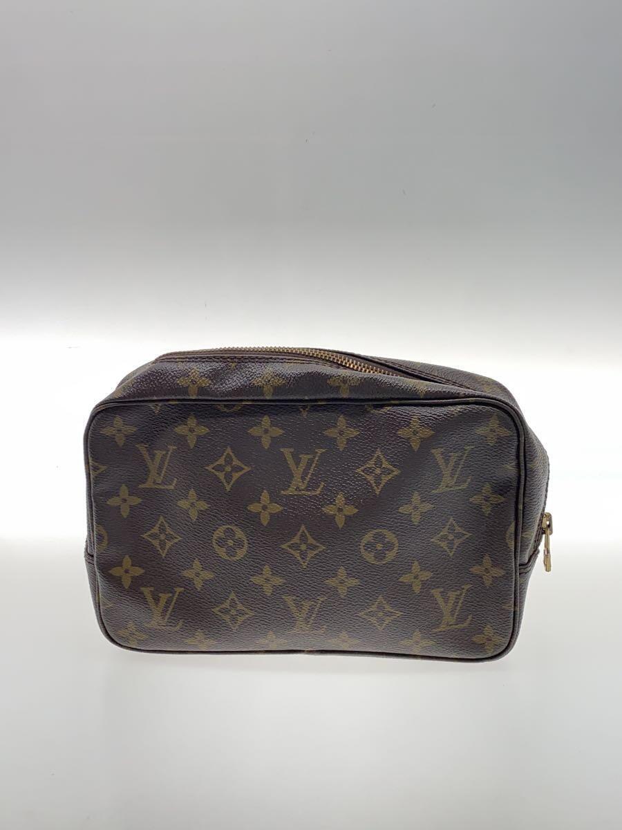 LOUIS VUITTON◆トゥルース・トワレット28_モノグラム・キャンバス_BRW/PVC/BRWの画像3