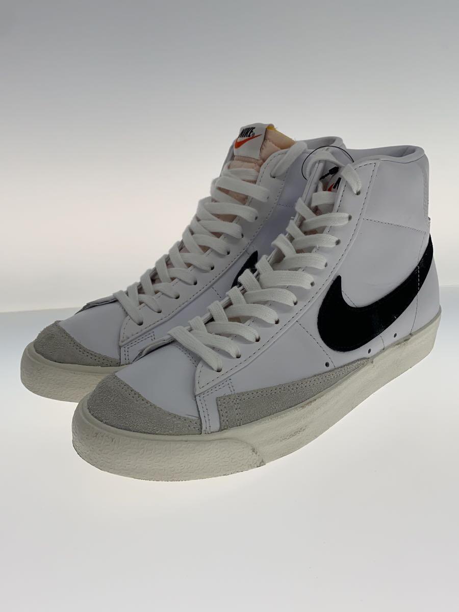 NIKE◆BLAZER MID 77 VNTG/ブレーザーミッドビンテージ/ホワイト/BQ6806-100/26.5cm_画像2