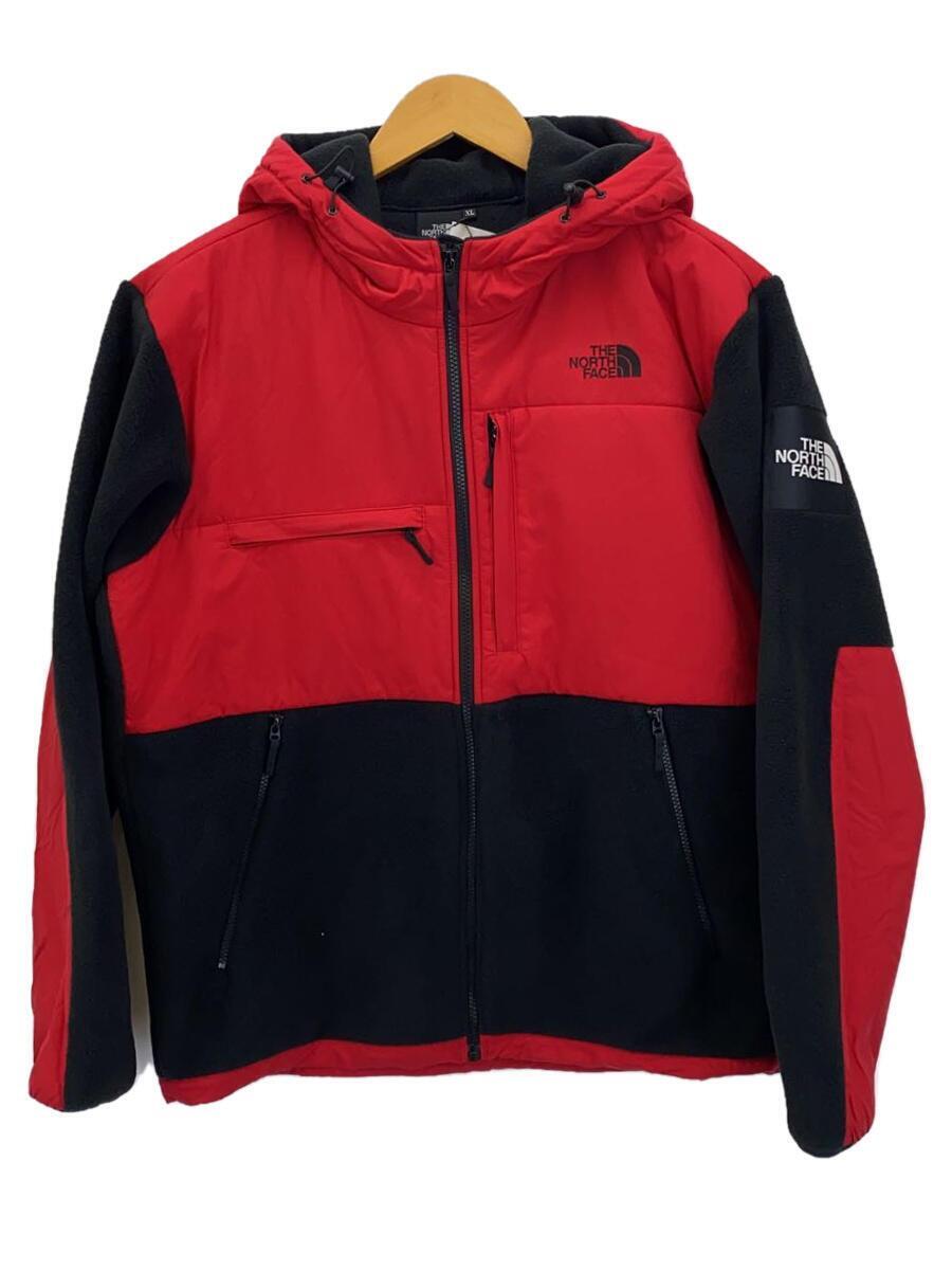 THE NORTH FACE◆DENALI HOODIE_デナリフーディ/XL/ポリエステル/RED_画像1