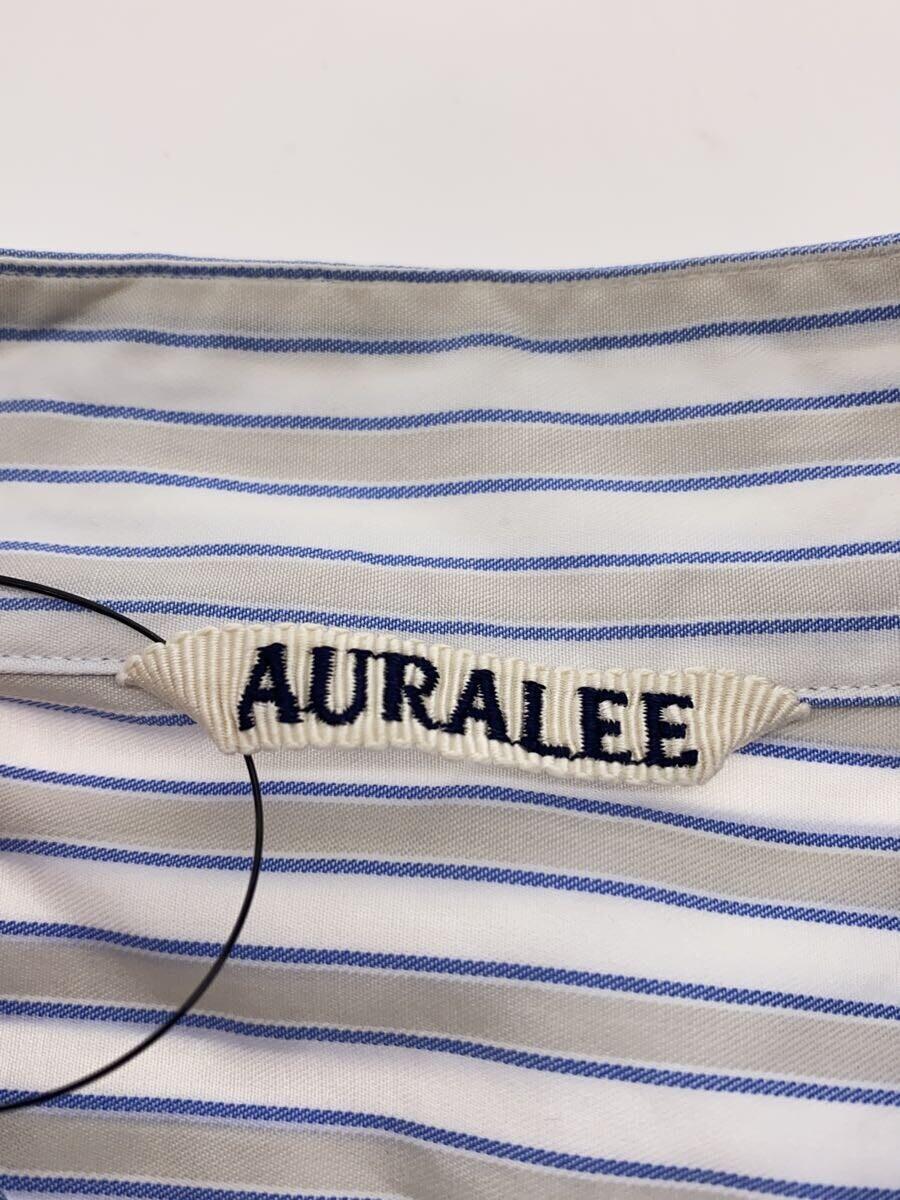 AURALEE◆AURALEE/長袖シャツ/1/コットン/ストライプ/A20SS03TS_画像3