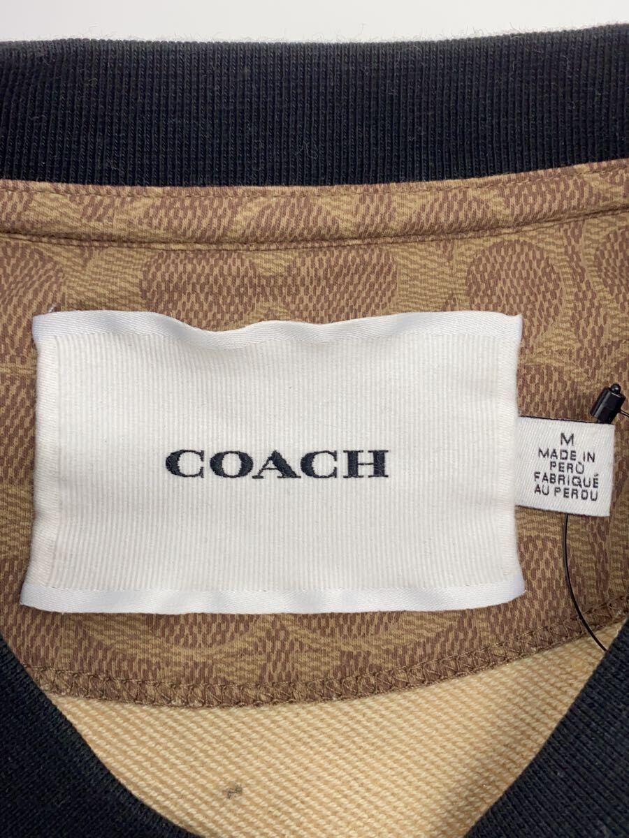 COACH◆オーガニックコットンsジョグネチャースウェット/M/コットン/BEG/総柄/C5760_画像3