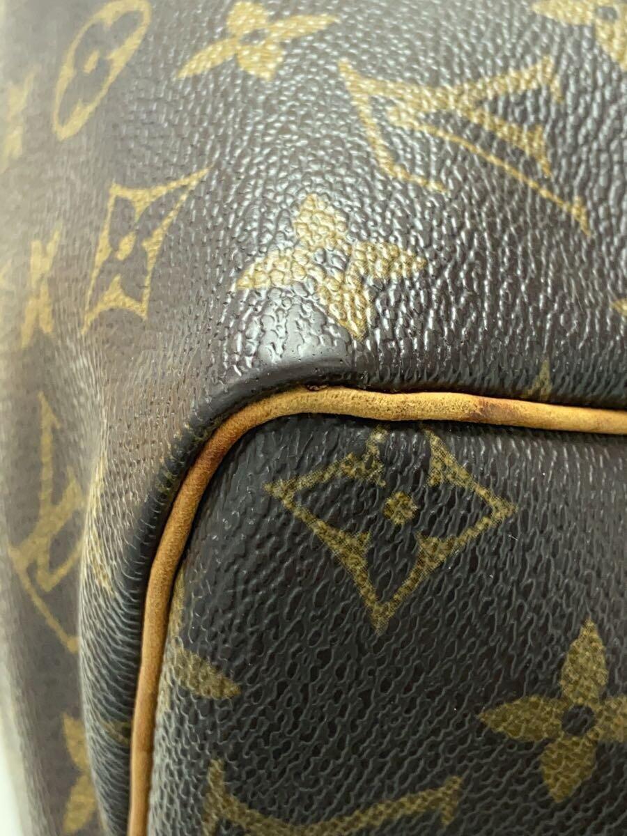 LOUIS VUITTON◆1)スピーディ30_モノグラム・キャンバス_BRW/PVC/BRW_画像7