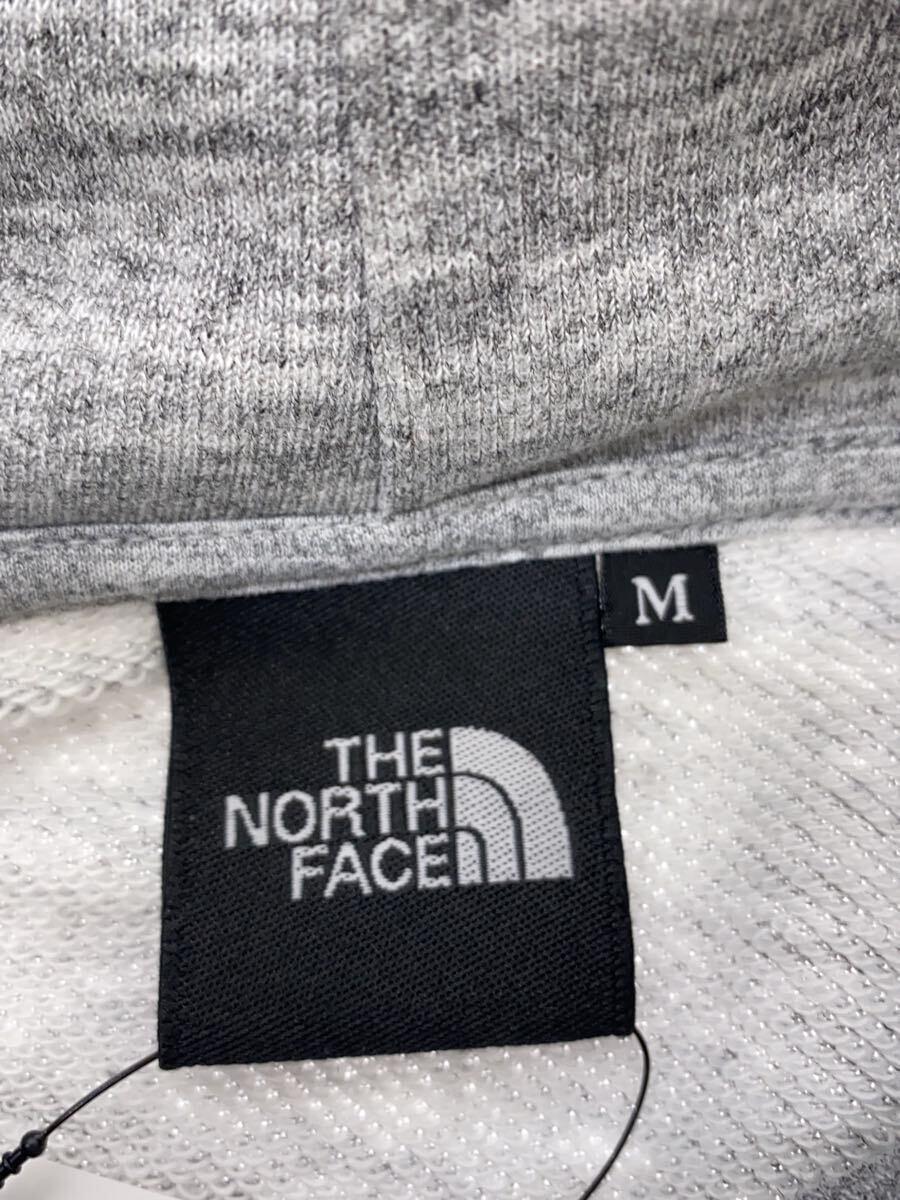 THE NORTH FACE◆BACK SQUARE LOGO HOODIE_バックスクエアロゴフーディー/M/コットン/GRY_画像3