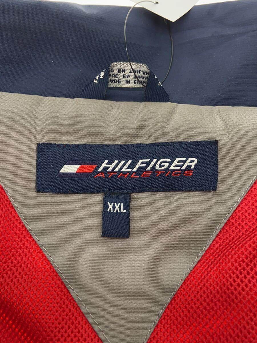 TOMMY HILFIGER◆ナイロンジャケット/XXL/ナイロン/RED/00s/穴有_画像3