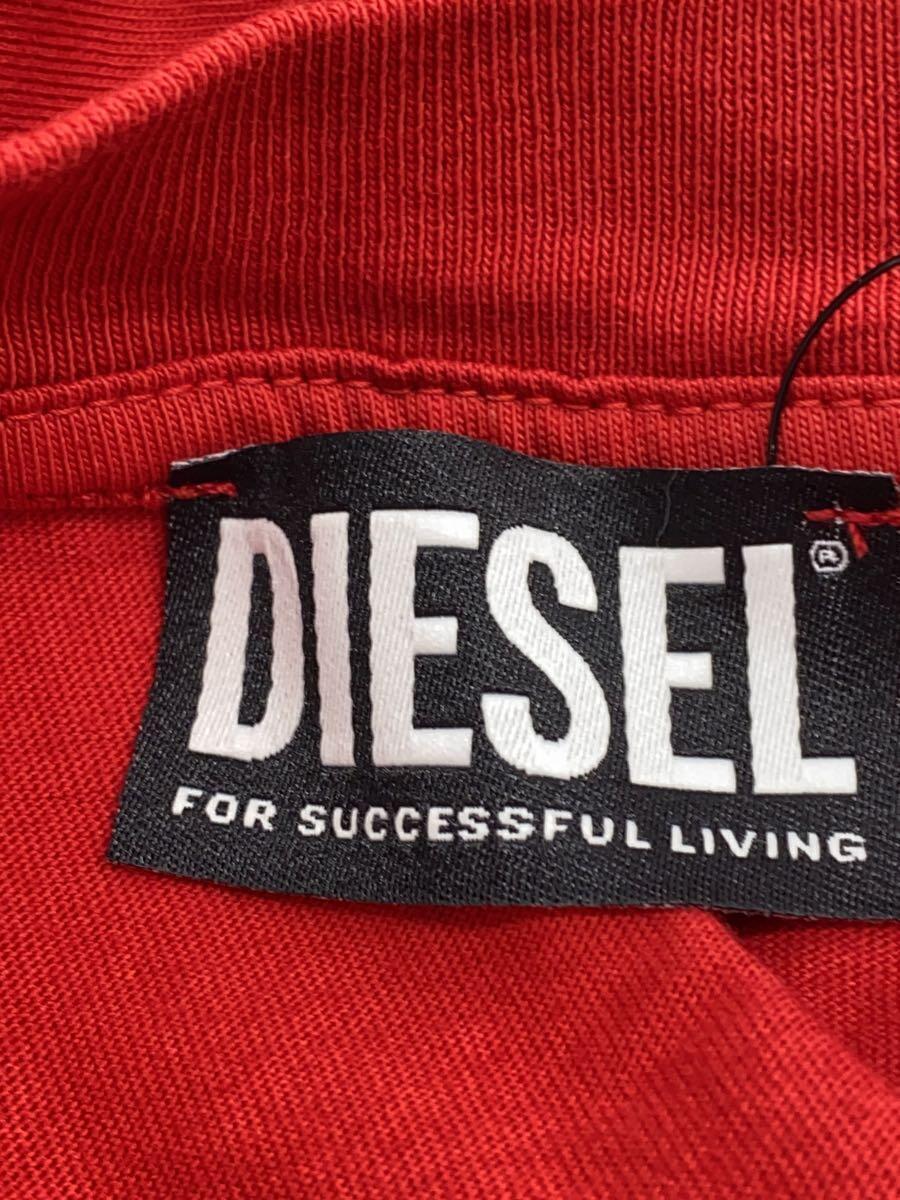 DIESEL◆ノースリーブワンピース/XS/レーヨン/RED_画像3