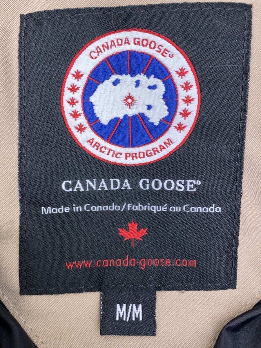 CANADA GOOSE◆ダウンジャケット/M/ポリエステル/BEG/3430JM_画像3