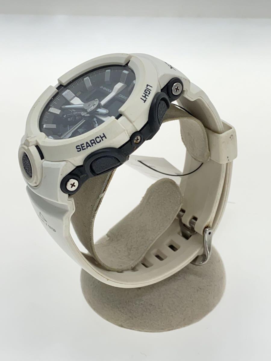 CASIO◆クォーツ腕時計・G-SHOCK/デジアナ/ラバー/ブラック/ホワイト/GA-500-7AJF_画像2