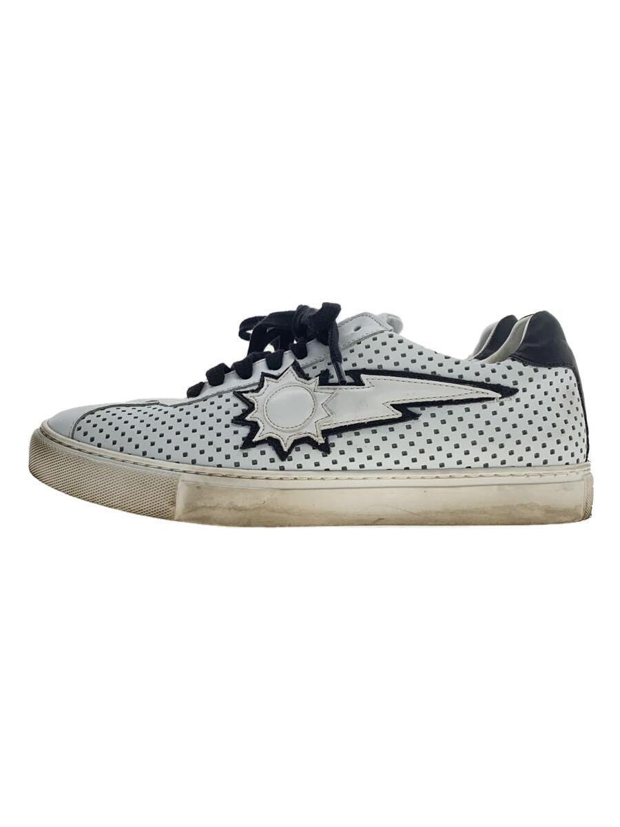 URBAN SUN◆ローカットスニーカー/41/WHT/レザー