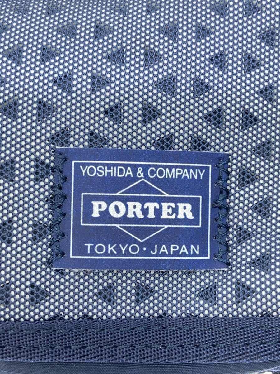 PORTER◆HEXARIA/ショルダーバッグ/NVY/吉田カバン/ネイビー/メッシュ/切り替え_画像5