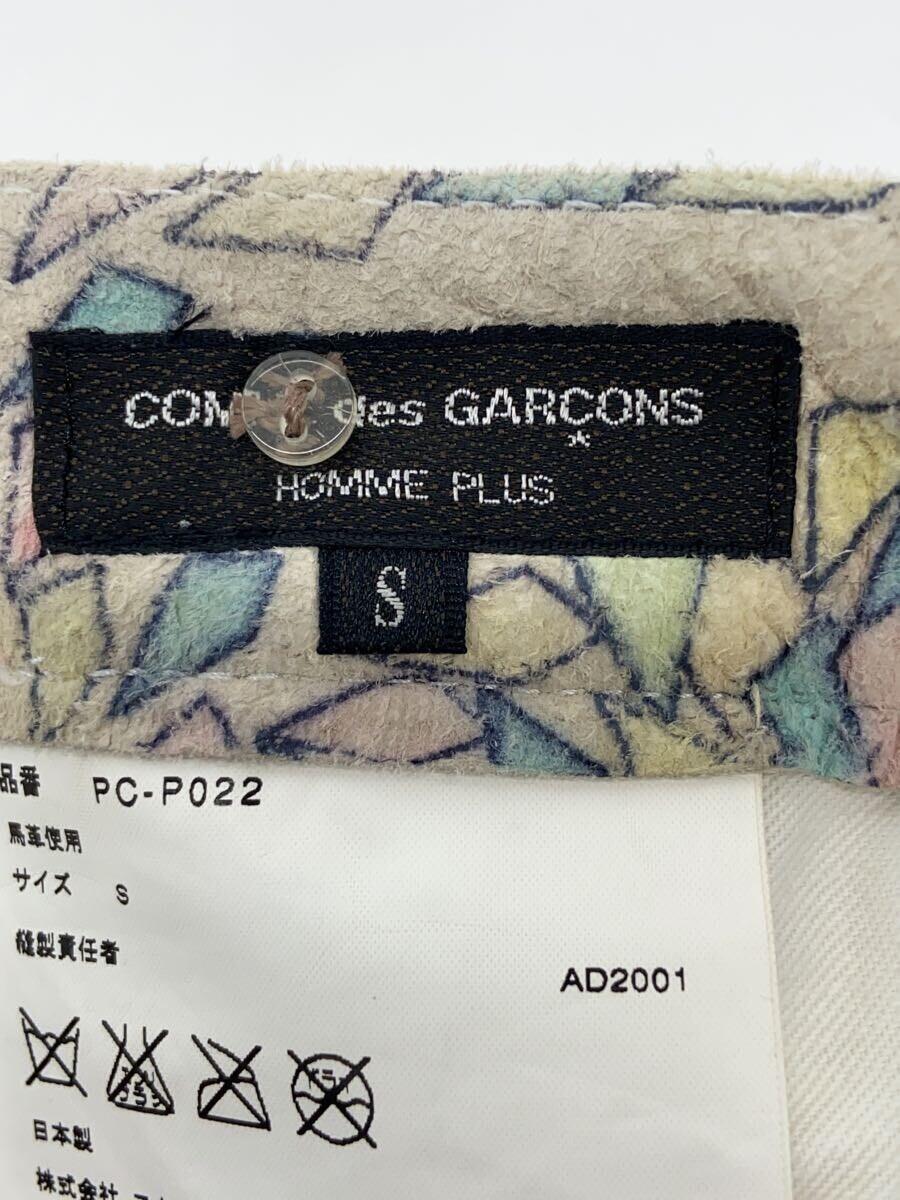 COMME des GARCONS HOMME PLUS◆ボトム/S/-/BEG/総柄/馬革/PC-P022/AD2011/総柄プリント_画像4