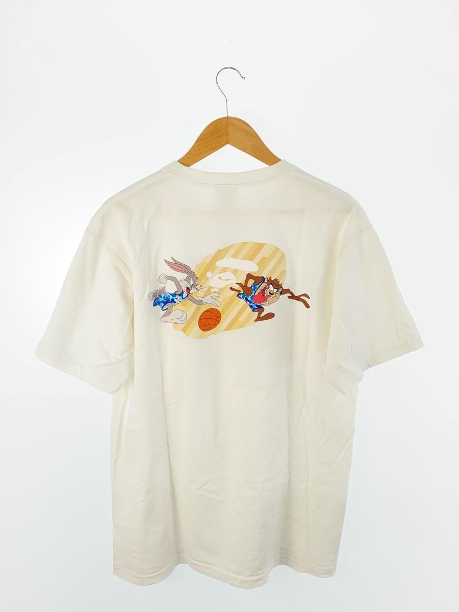 A BATHING APE◆×SPACE JAM/Tシャツ/XL/コットン/ホワイト_画像2