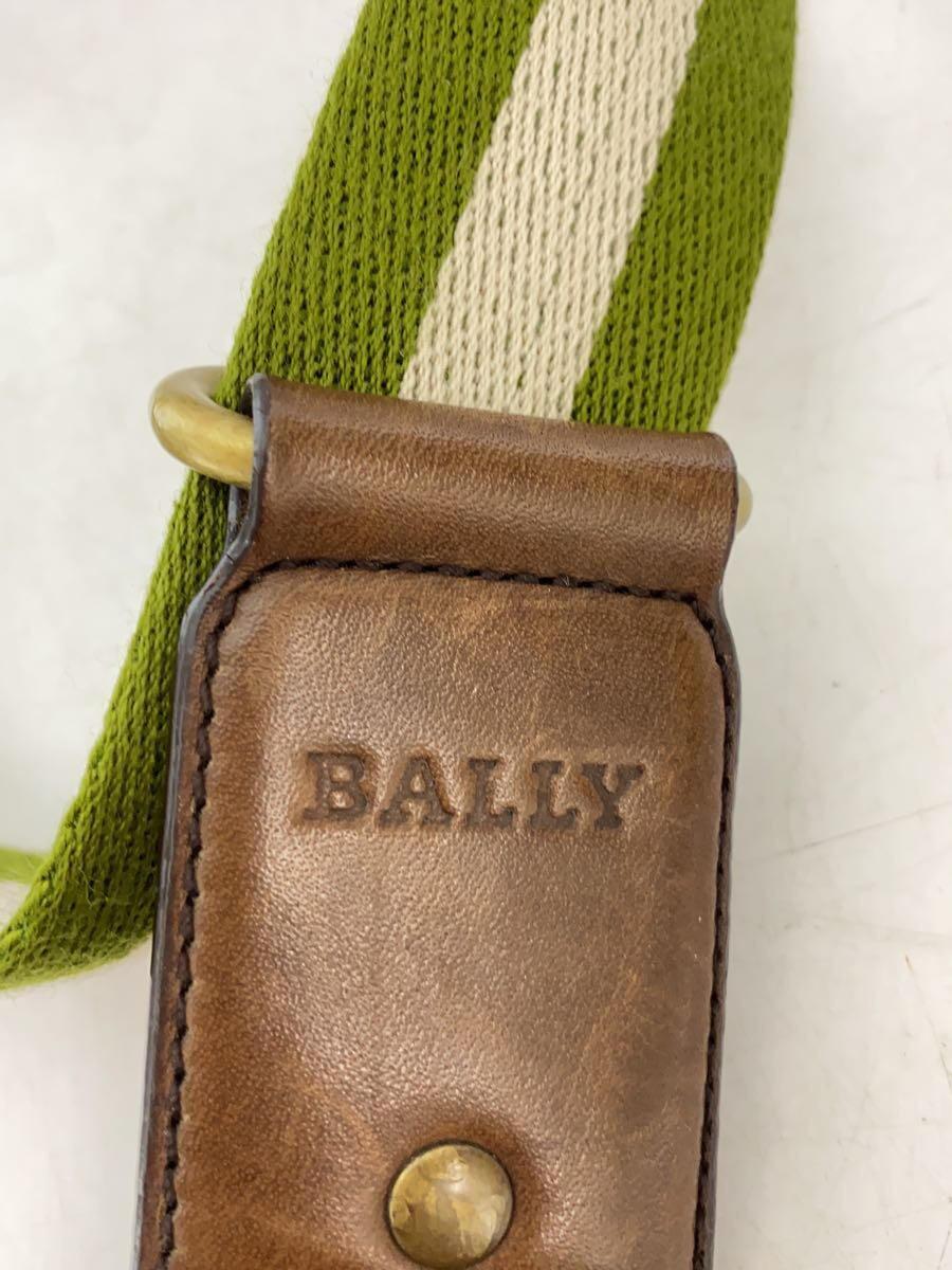 BALLY◆TARRANT/ショルダーバッグ/レザー/BRW_画像5