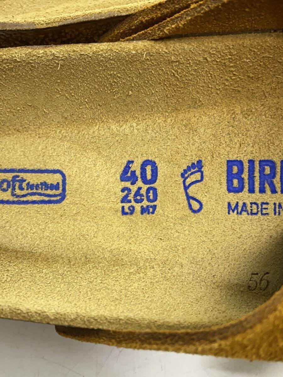 BIRKENSTOCK◆サンダル/26cm/BRW/スウェード_画像5