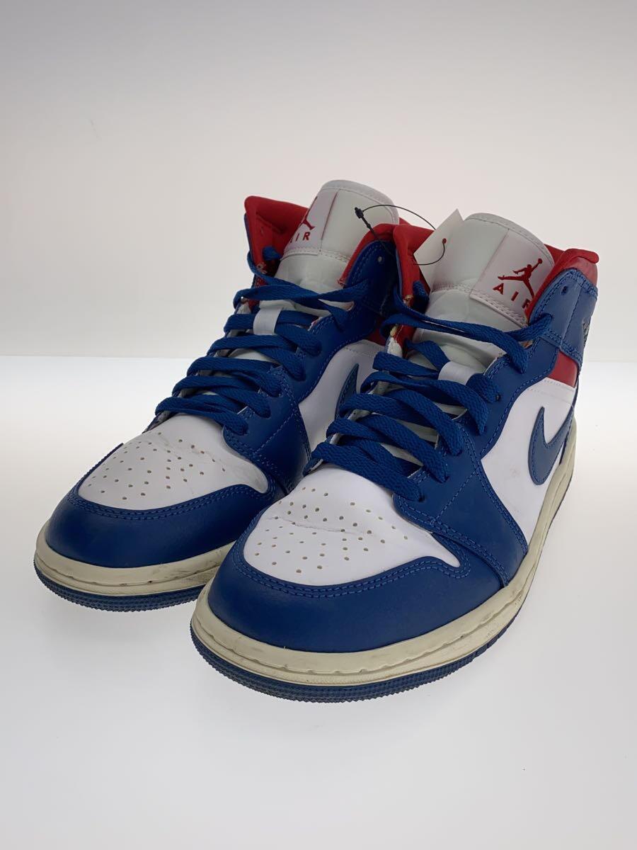 NIKE*AIR JORDAN 1 MID_ воздушный Jordan 1 mid /26cm/NVY