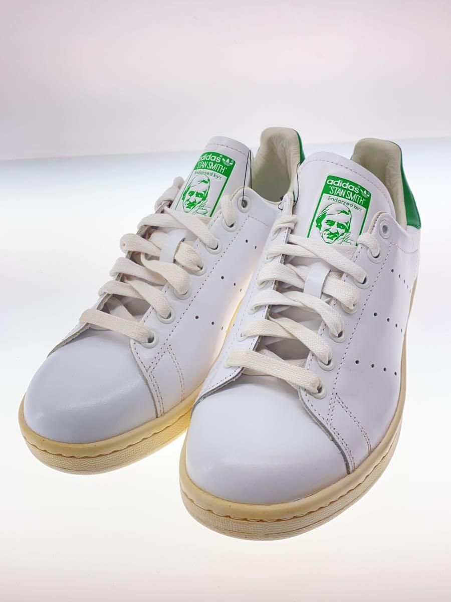 adidas◆15年製/スタンスミス/ガラスレザー/26.5cm/WHT/レザー/B24364_画像2