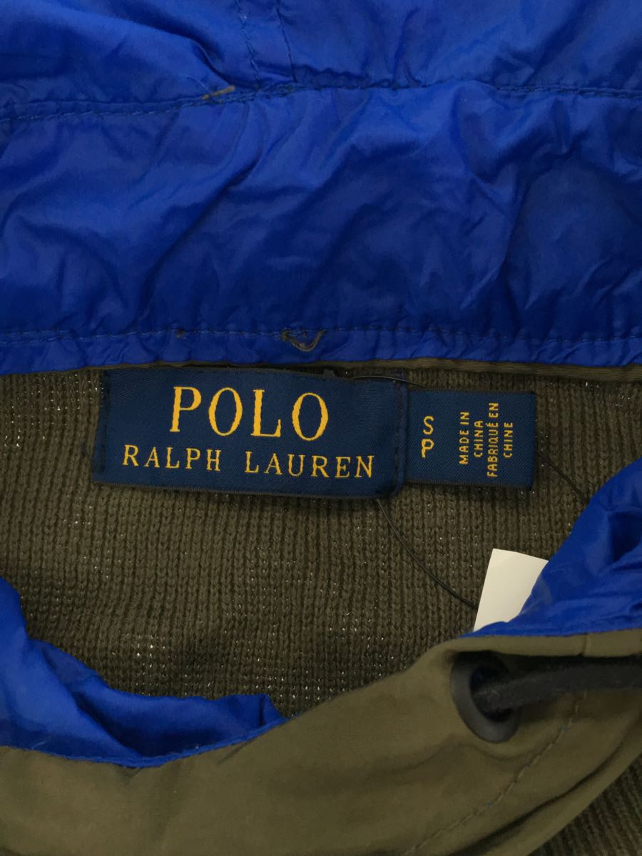 POLO RALPH LAUREN◆パーカー/S/コットン/カーキ/HI TECH/_画像3