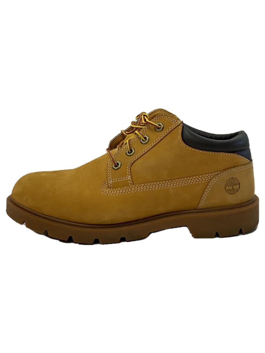 Timberland◆YOUTH BASIC OX/ローカットブーツ/28cm/CML/レザー/A1P3L A5898_画像1