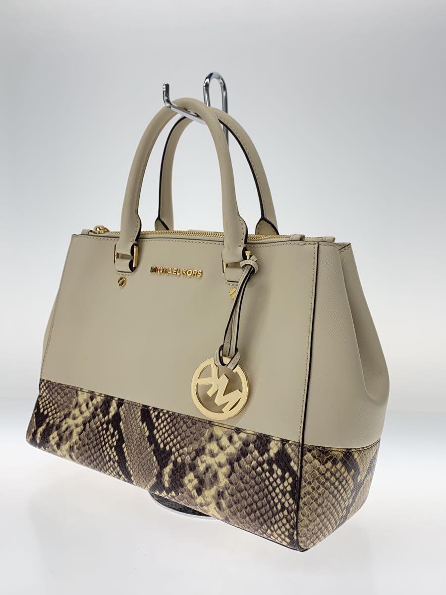 MICHAEL KORS◆ハンドバッグ/-/BEG/アニマル/30f5gsus8e_画像2