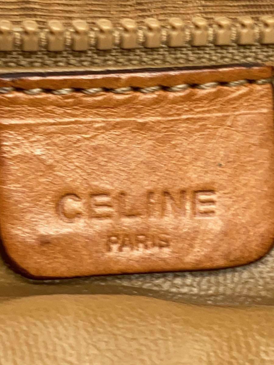 CELINE◆ショルダーバッグ/レザー/BRW_画像5