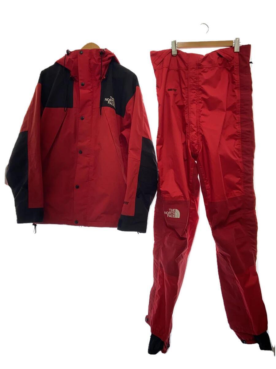 THE NORTH FACE◆スキー/スノボ/ウェアー/M/RED/セットアップ_画像1