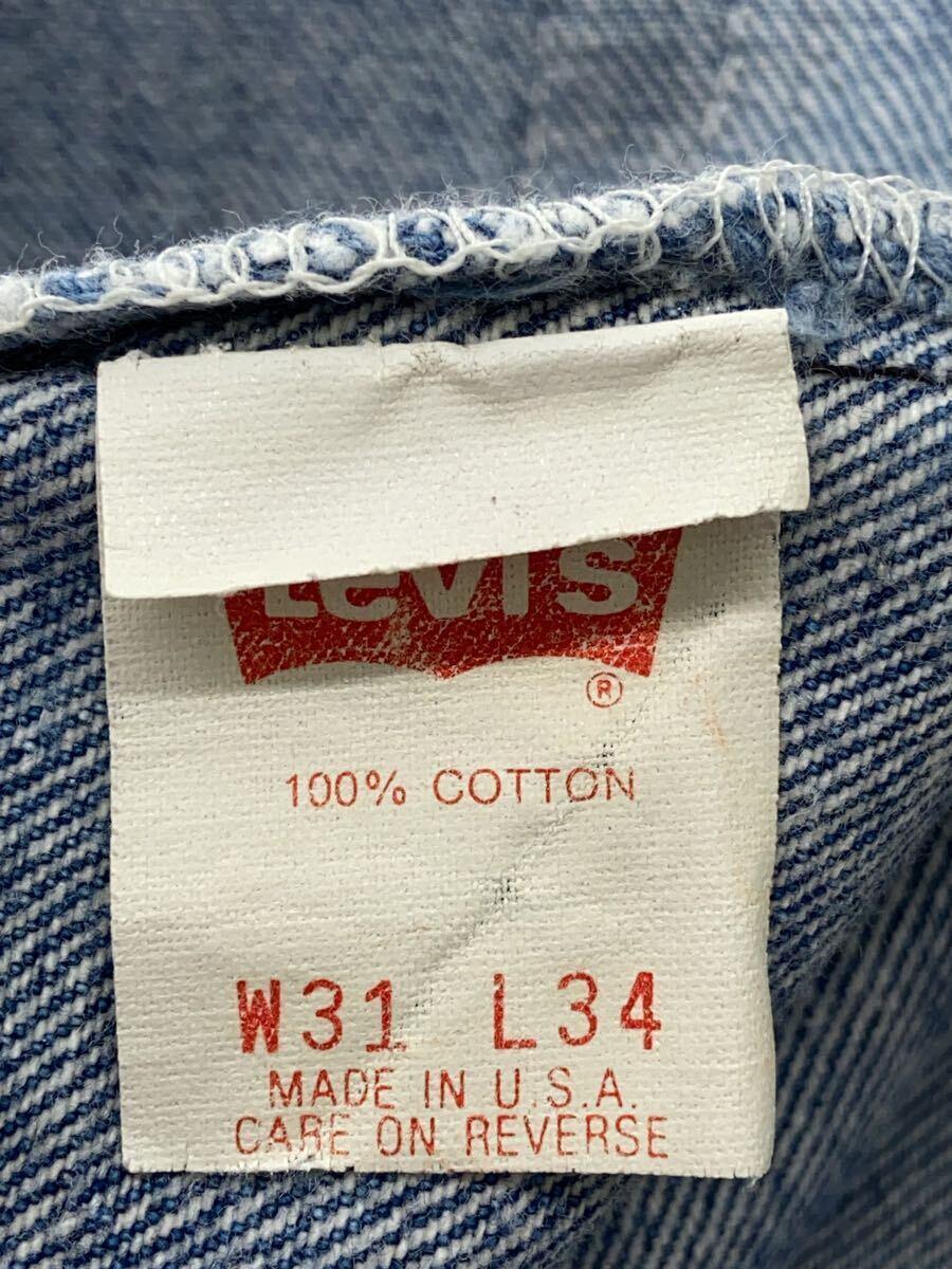 Levi’s◆USA製/90s/501xx/ボタン裏544/ボトム/31/-/BLU_画像5