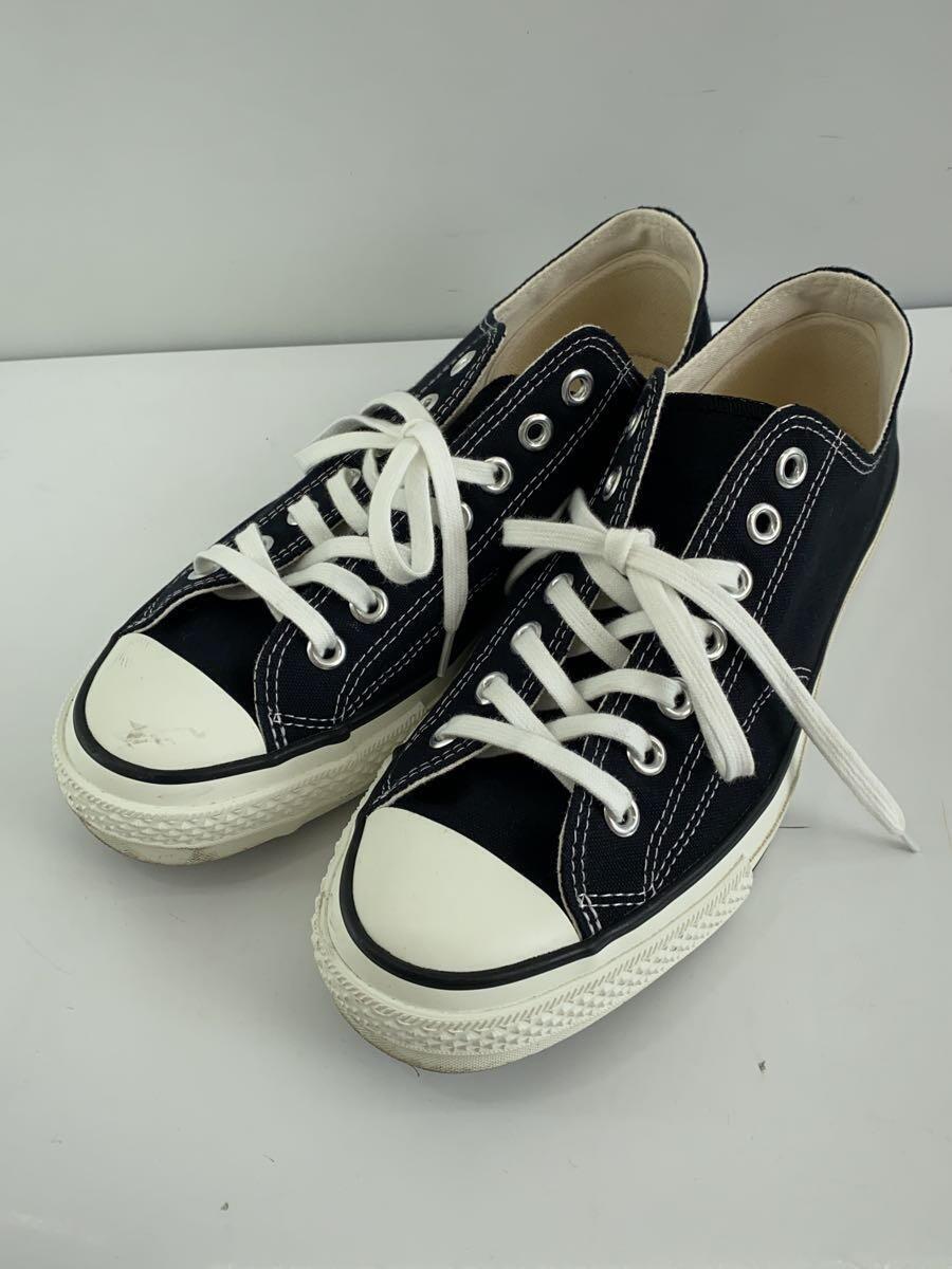 CONVERSE◆ローカットスニーカー/27cm/BLK/キャンバス_画像2