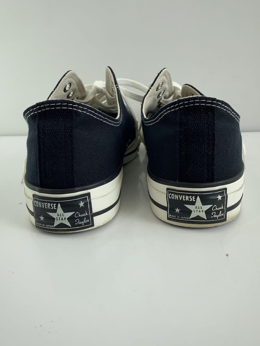 CONVERSE◆ローカットスニーカー/27cm/BLK/キャンバス_画像6