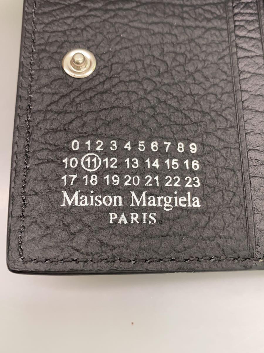 Maison Margiela◆2つ折り財布/2023モデル/レザー/BLK/メンズ/S56UI0211 P0399_画像3