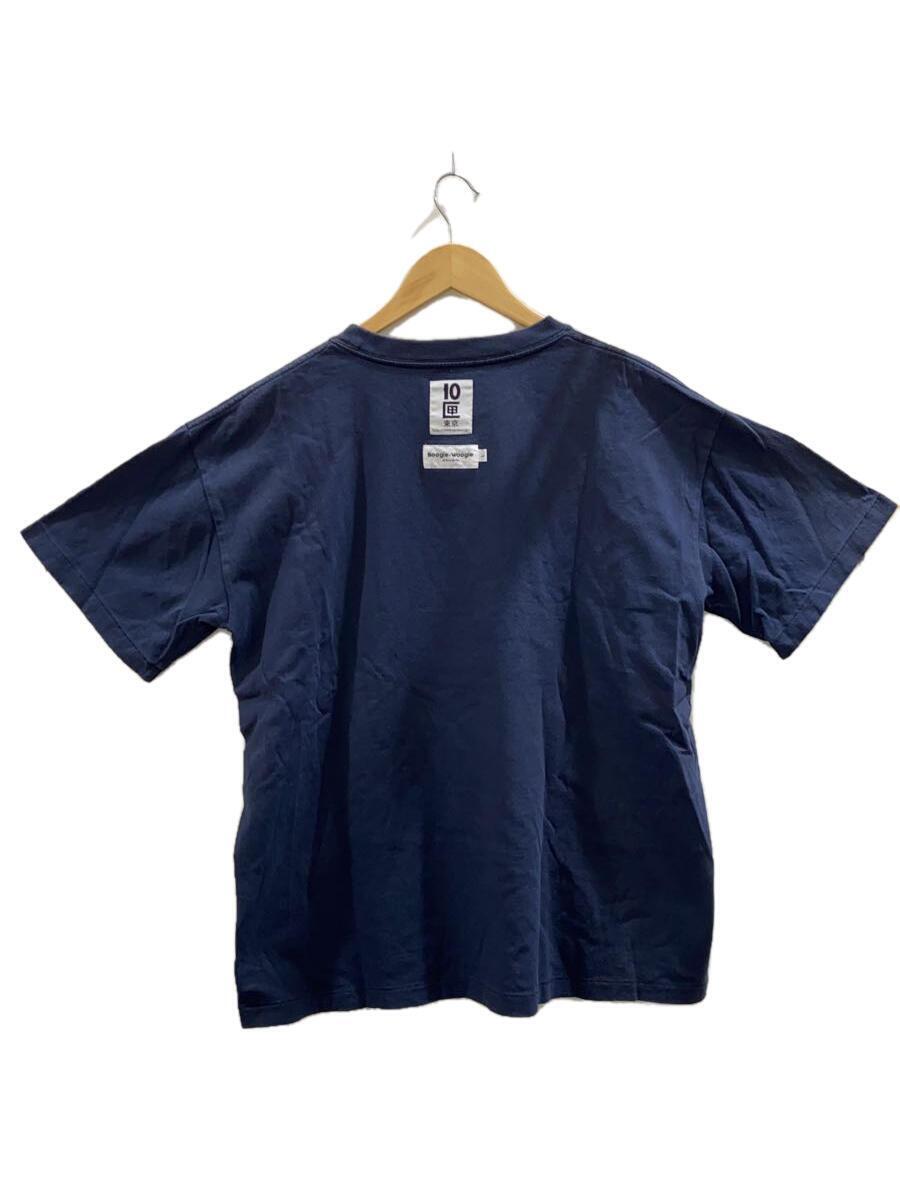 TENBOX◆Tシャツ/L/コットン/NVY/プリント/10個の匣_画像2