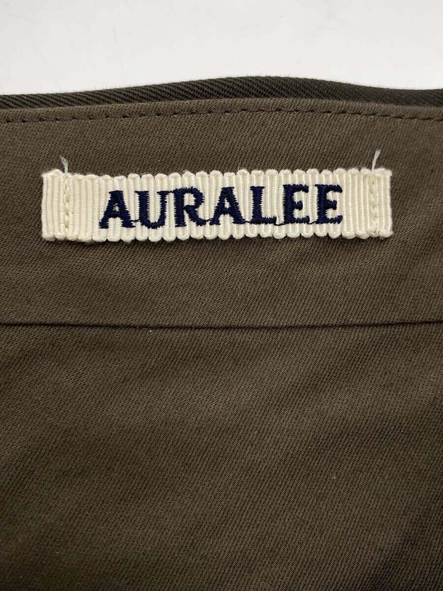 AURALEE◆23AW/LIGHT WOOL MAX GABARDINE スラックスパンツ/5/ウール/BRW/A23AP02MG_画像4