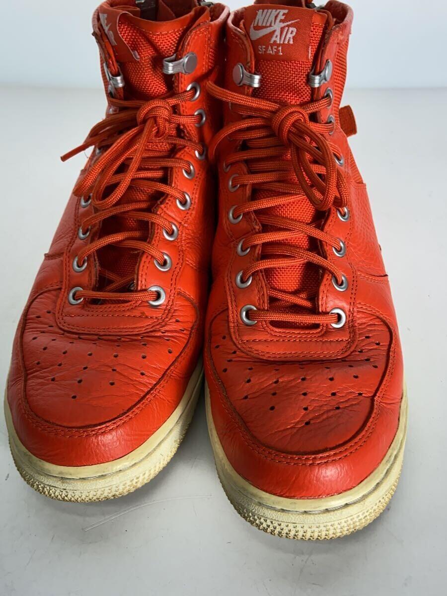 NIKE◆SF AF1 MID/スペシャルフィールドエアフォースミッド/オレンジ/917753-800/26.5cm/OR_画像6