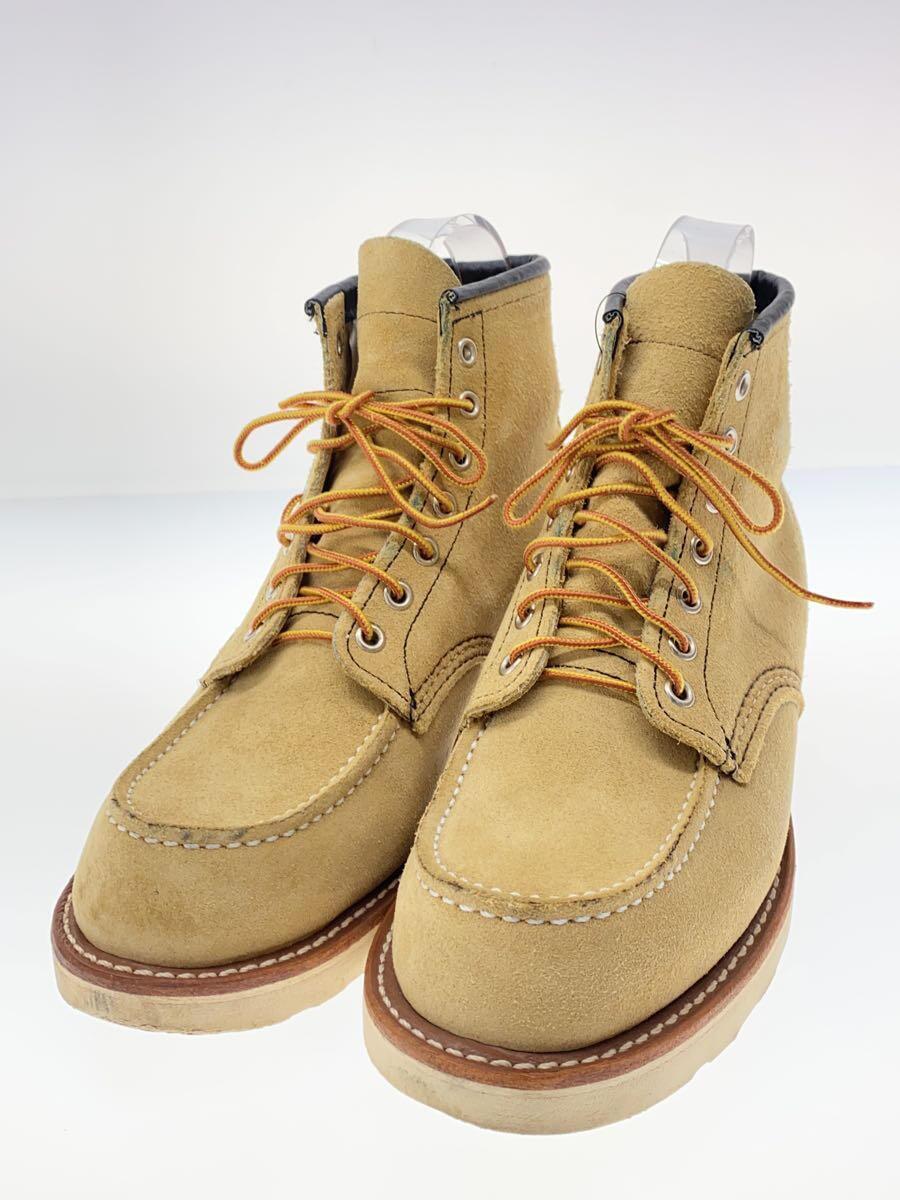 RED WING◆レースアップブーツ/25.5cm/BEG/8173//_画像2