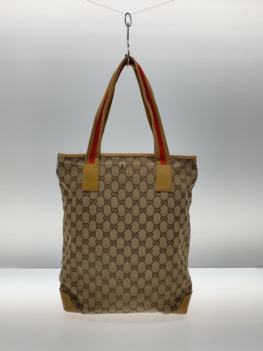 GUCCI◆GUCCI グッチ トートバッグ/CML/総柄/019 0401//_画像3
