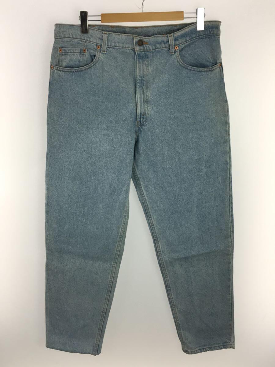 Levi’s◆USA製/550/ボタン裏585/40/コットン/IDG/無地/00550-4834//_画像1