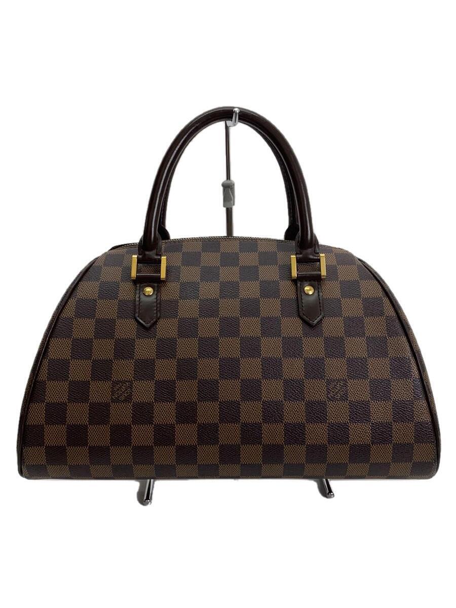 LOUIS VUITTON◆n41434/ボストンバッグ/ビニール/ブラウン/角擦れ//_画像1